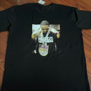 New Men’s DPOG Fox Sacramento Kings Black Graphic T-Shirt sz 3XL